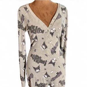 Sanrio Kuromi onesie pajama loungewear by forever 21